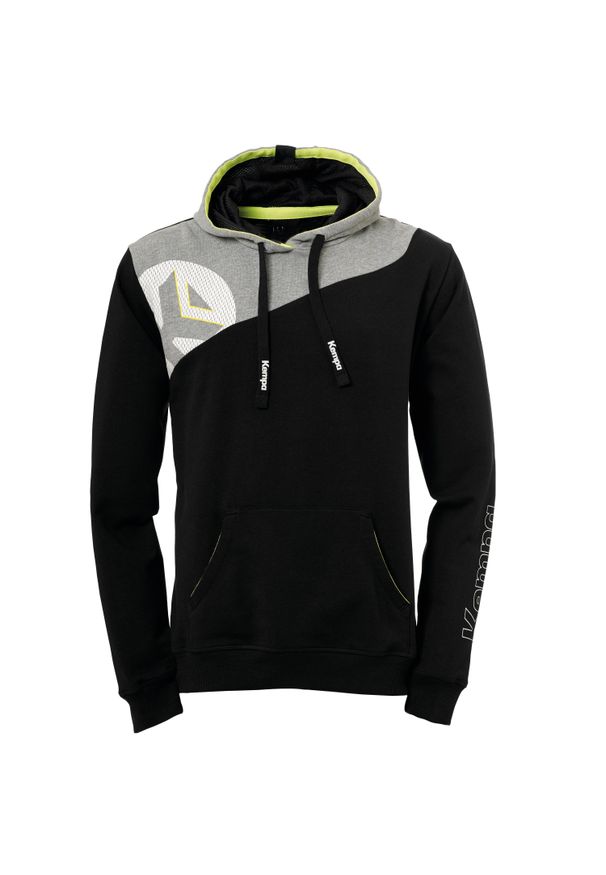 KEMPA - Bluza dziecięca z kapturem Kempa Core 2.0. Typ kołnierza: kaptur. Kolor: wielokolorowy, szary, czarny. Sport: fitness, piłka ręczna