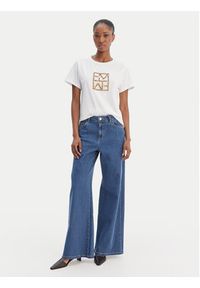 Marella T-Shirt Tema 2615971031 Biały Regular Fit. Kolor: biały. Materiał: bawełna #2