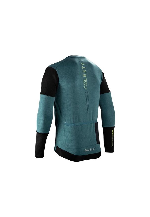 Koszulka rowerowa LEATT Jersey MTB Trail 4.0. Kolor: niebieski. Materiał: jersey