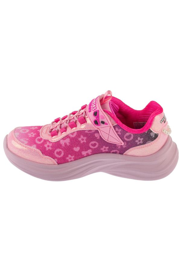 skechers - Buty sportowe Sneakersy dziewczęce, Power Jams 2.0. Kolor: różowy. Model: Skechers Sport. Sport: turystyka piesza