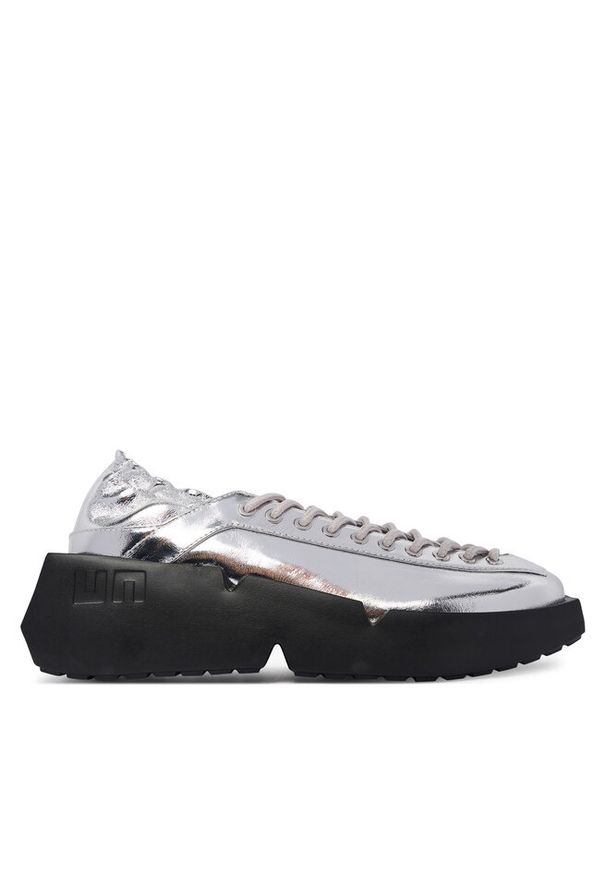 Sneakersy United Nude. Kolor: srebrny