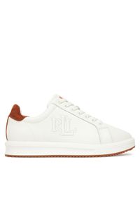 Lauren Ralph Lauren - LAUREN RALPH LAUREN Sneakersy Ainsley Sk Ltl 802979188001 Biały. Kolor: biały. Materiał: skóra