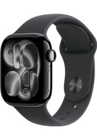 APPLE - Apple Watch Series 11 OLED 42 mm Cyfrowy 374 x 446 px Ekran dotykowy Czarny Wi-Fi GPS. Rodzaj zegarka: cyfrowe. Kolor: czarny #1