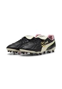 Buty piłkarskie Puma King Top X Mundial FG/AG. Kolor: biały, czarny, różowy, wielokolorowy. Sport: piłka nożna