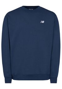 New Balance Bluza Small Logo MT41507 Granatowy Relaxed Fit. Kolor: niebieski. Materiał: bawełna, syntetyk #8