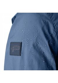 Niebieska Męska Kurtka Przejściowa - Wiatrówka - Pako Jeans. Kolor: niebieski. Materiał: nylon, materiał. Sezon: wiosna, jesień #9