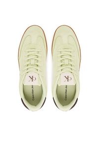 Calvin Klein Jeans Sneakersy Classic Cupsole Mg Su YM0YM01300 Biały. Kolor: biały. Materiał: skóra