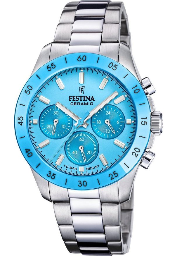 Zegarek damski Festina F20693-3 srebrny. Kolor: srebrny