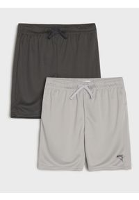 Sinsay - Szorty 2 pack Active - szary. Kolor: szary