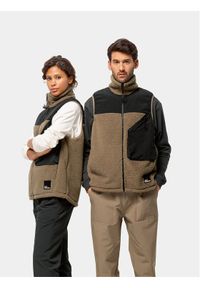 Jack Wolfskin Kamizelka Maarweg 1711441 Brązowy Regular Fit. Kolor: brązowy. Materiał: syntetyk