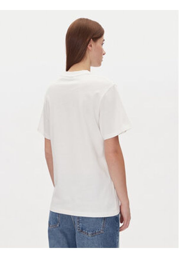 Hugo - HUGO T-Shirt Vintage Tee 50537239 Biały Relaxed Fit. Kolor: biały. Materiał: bawełna. Styl: vintage