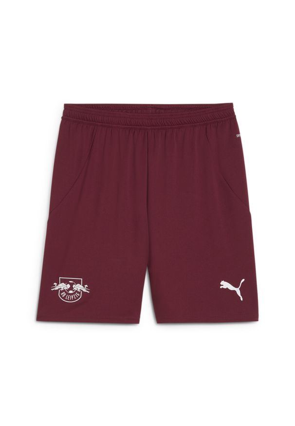 Puma - Szorty RB Leipzig 2024/25. Kolor: czerwony. Sport: piłka nożna