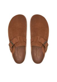 skechers - Skechers Klapki Arch Fit Granola-Happy Friday 158830/CSNT Brązowy. Kolor: brązowy. Materiał: zamsz, skóra #3