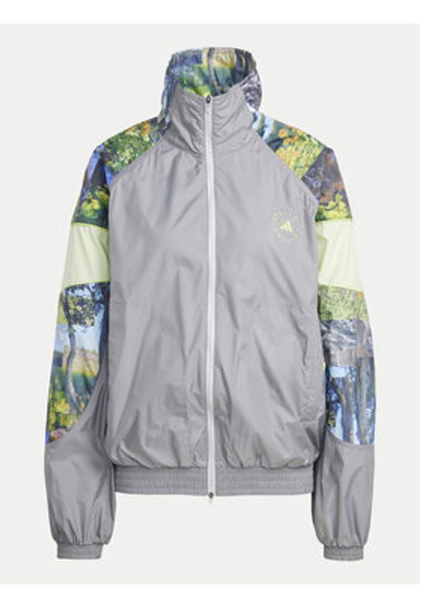 Adidas by Stella McCartney - adidas by Stella McCartney Bluza Stella McCartney Earth Collage JG5793 Szary Loose Fit. Kolor: szary. Materiał: syntetyk