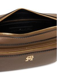 TOMMY HILFIGER - Tommy Hilfiger Torebka Th Icon Camera Bag AW0AW18120 Brązowy. Kolor: brązowy. Materiał: skórzane #5