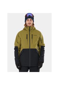 FUNDANGO - Kurtka Narciarska Męska Fundango Baily Eco Allmountain. Kolor: czarny, wielokolorowy, zielony. Sezon: zima. Sport: narciarstwo #1