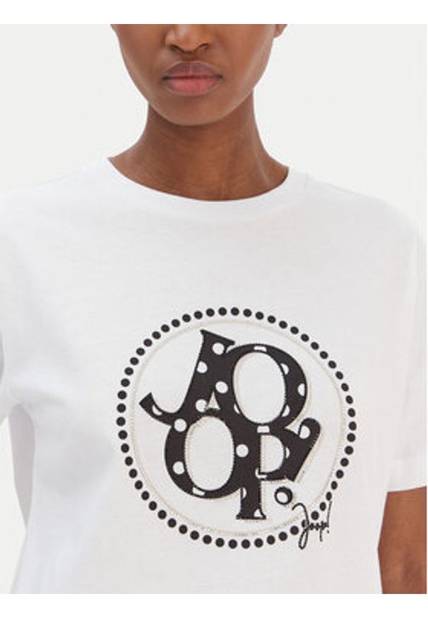 JOOP! T-Shirt Tammi 30100822 Biały Regular Fit. Kolor: biały. Materiał: bawełna