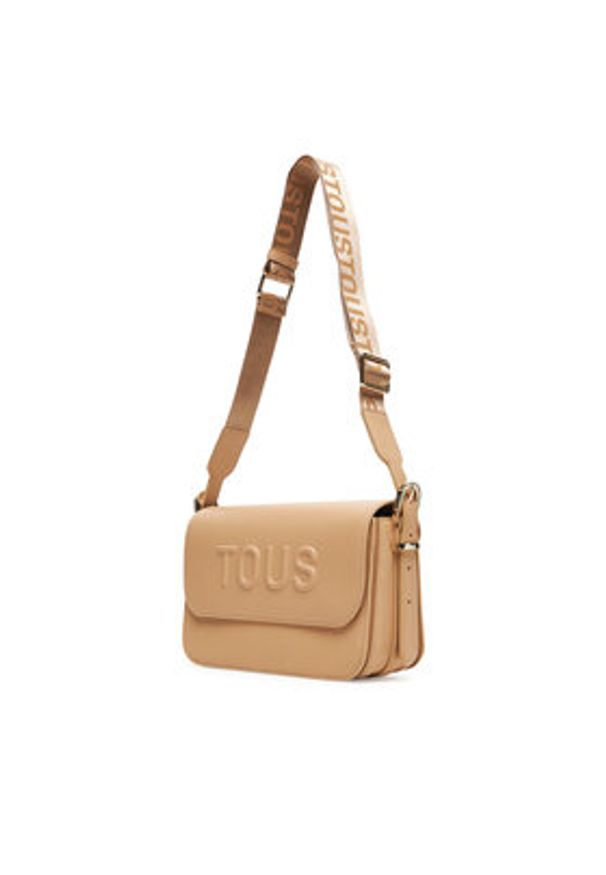 Tous - TOUS Torebka Brenda 2002106544 Beżowy. Kolor: beżowy. Materiał: skórzane