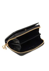 Calvin Klein Mały Portfel Damski Ck Medium Flap Zip Around LV04F1075G Czarny. Kolor: czarny. Materiał: skóra
