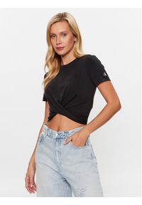 Calvin Klein Jeans T-Shirt J20J222128 Czarny Regular Fit. Kolor: czarny