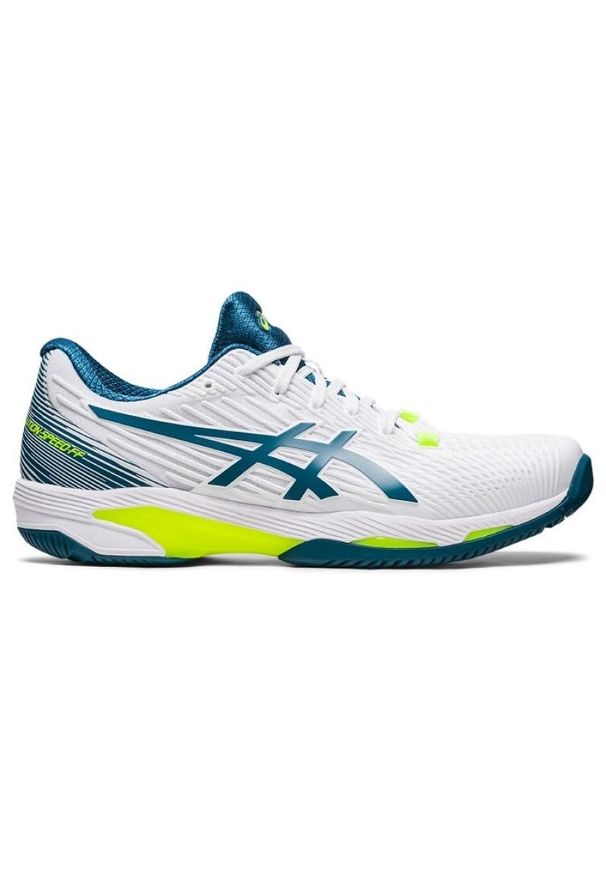 Buty do tenisa ziemnego Asics Solution Speed Ff M 1041A182102 białe. Kolor: biały. Sport: tenis