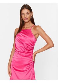 YAS Sukienka koktajlowa 26031521 Różowy Regular Fit. Kolor: różowy. Materiał: syntetyk. Styl: wizytowy #4