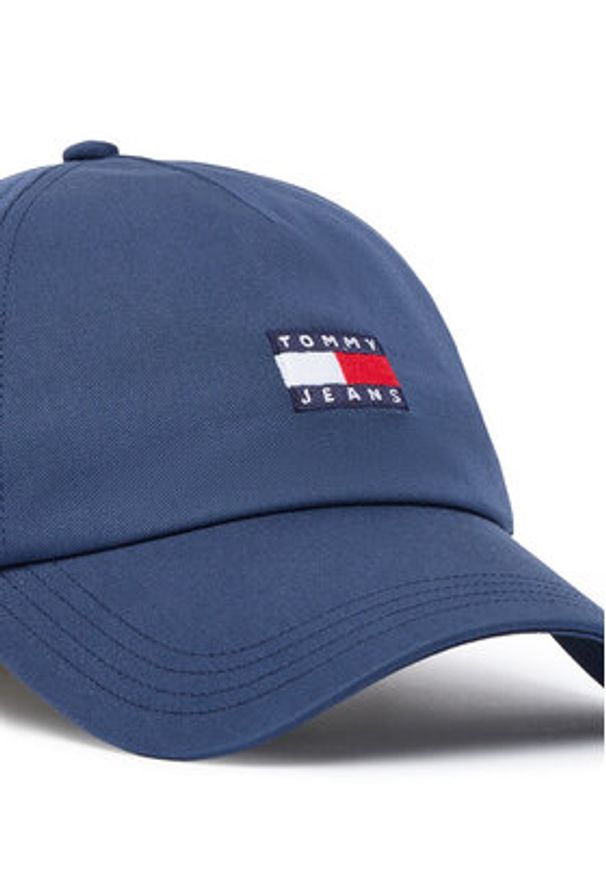 Tommy Jeans Czapka z daszkiem Tjm Heritage Core Cap AM0AM12933 Granatowy. Kolor: niebieski. Materiał: bawełna