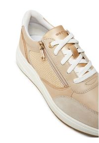 Geox Sneakersy D Cristael D45MXE 085QD C6738 Beżowy. Kolor: beżowy. Materiał: skóra #6