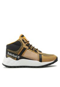 Timberland Sneakersy Solar Wave Lt Mid TB0A437K231 Brązowy. Kolor: brązowy. Materiał: materiał