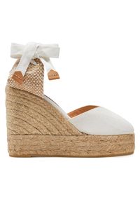 Espadryle Castañer. Kolor: biały