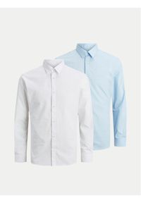 Jack & Jones Komplet koszul Joe 12182995 Kolorowy Slim Fit. Materiał: syntetyk, bawełna. Wzór: kolorowy #1