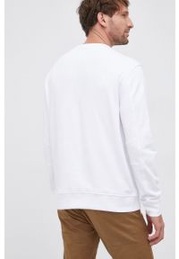Armani Exchange Bluza bawełniana męska kolor biały z nadrukiem. Okazja: na co dzień. Kolor: biały. Materiał: bawełna. Wzór: nadruk. Styl: casual #5