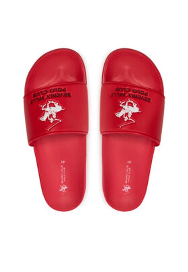 Beverly Hills Polo Club Klapki BHPC 865767 Czerwony. Kolor: czerwony