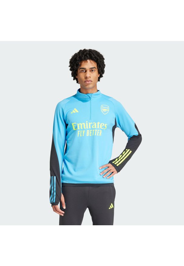 Bluza piłkarska męska Adidas Arsenal Tiro 23 Training. Kolor: niebieski, czerwony. Sport: piłka nożna