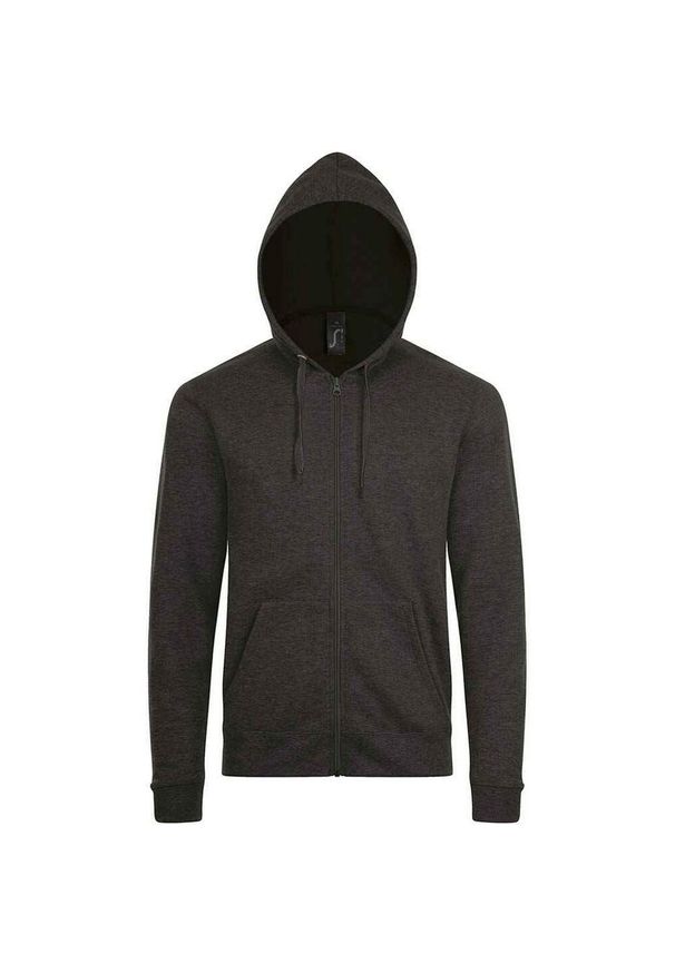 SOL'S - Bluza Z Kapturem Dla Dorosłych Unisex Stone. Typ kołnierza: kaptur. Kolor: wielokolorowy, szary, brązowy