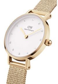 Daniel Wellington zegarek Petite 28 damski kolor złoty. Kolor: złoty. Materiał: materiał #3