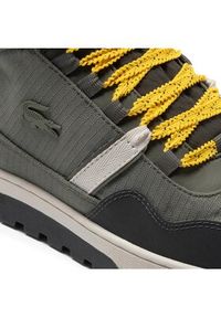 Lacoste Sneakersy T-Clip Winter Mid 746SMA0086 Khaki. Kolor: brązowy #5