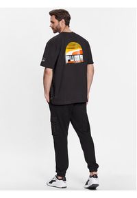 Puma T-Shirt Uptown Stick To It 539158 Czarny Regular Fit. Kolor: czarny. Materiał: bawełna