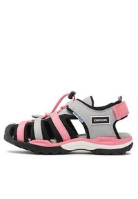 Geox Sandały J Borealis Girl J350WA05015C0043 S Szary. Kolor: szary