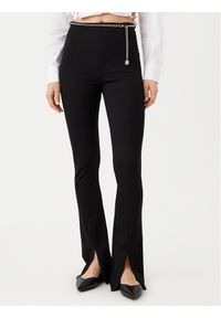 Hugo - HUGO Spodnie materiałowe 50530455 Czarny Slim Fit. Kolor: czarny. Materiał: wiskoza #1