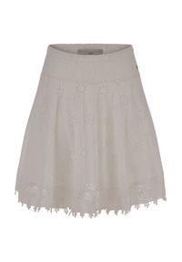 Guess Spódnica mini Peggy W3GD0I WFG40 Biały Regular Fit. Kolor: biały. Materiał: bawełna #3
