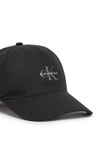 Calvin Klein Jeans Czapka z daszkiem LV04G5032G Czarny. Kolor: czarny. Materiał: materiał, bawełna