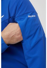 Salewa kurtka outdoorowa Agner. Kolor: niebieski. Materiał: skóra, materiał #5