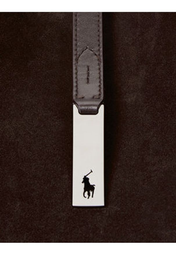Polo Ralph Lauren Torebka 428938748004 Brązowy. Kolor: brązowy. Materiał: zamszowe, skórzane