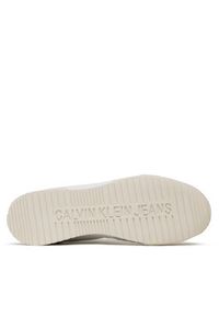 Calvin Klein Jeans Sneakersy Low Profile Runner Mod Vint YM0YM00695 Écru. Materiał: skóra #4