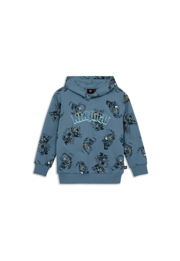 Bluza Dziecięca z Kapturem LEGO Ninjago Saku 300 Niebieska. Typ kołnierza: kaptur. Kolor: niebieski. Materiał: bawełna. Wzór: nadruk. Sezon: lato