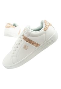 Buty trampki sportowe sneakersy Fila Crosscourt 2. Kolor: biały, żółty, wielokolorowy
