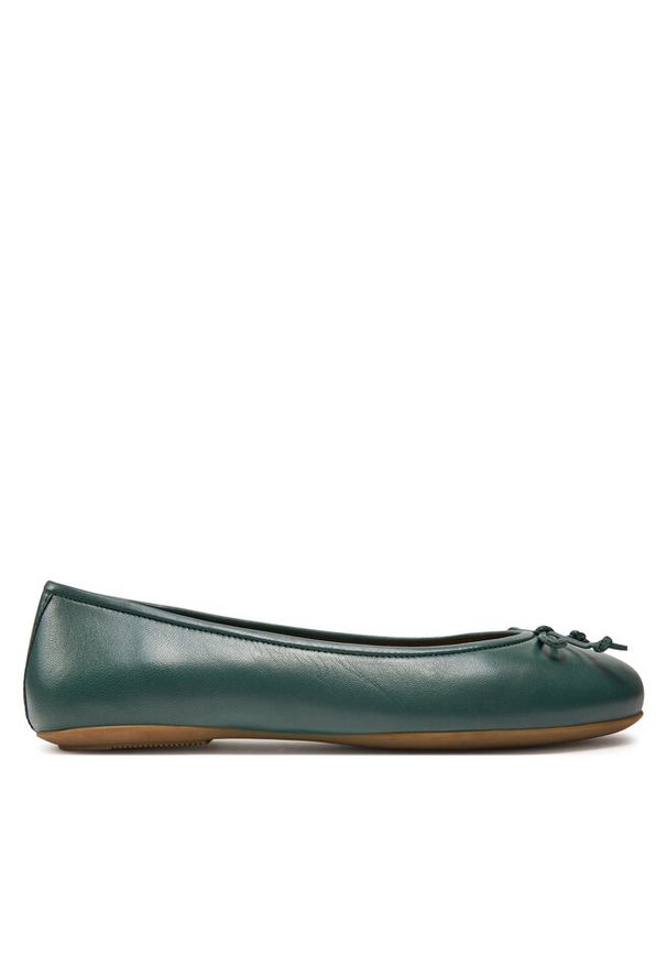 Baleriny Geox. Kolor: zielony