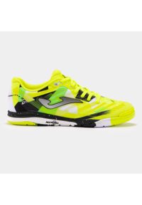 Joma - Buty halowe do piłki nożnej męskie, Regate Rebound 24 RREW IN. Kolor: żółty, wielokolorowy, zielony. Materiał: materiał, syntetyk, tkanina