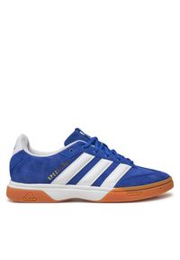 Adidas - adidas Buty halowe Spezialist JH8776 Granatowy. Kolor: niebieski. Materiał: skóra, zamsz #1